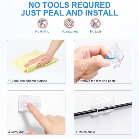 Hooks for Outdoor String Lights Clips: 26Pcs Heavy Duty Light Hook - Picture 5 of 7